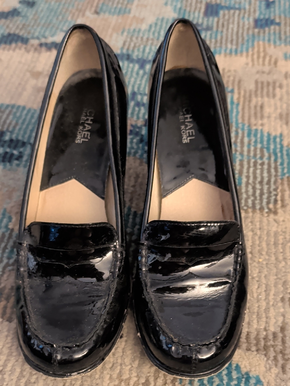 Michael Kors Women's Black Patent Loafers